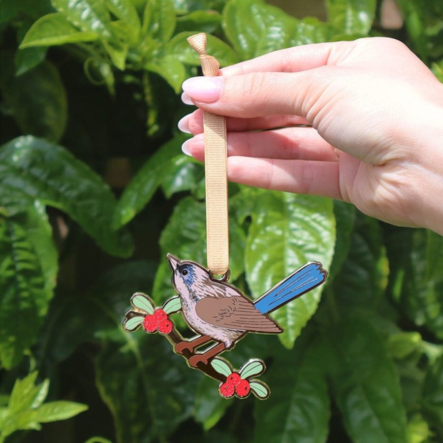 Erstwilder Tree Ornaments | Holly Wagtail Christmas Tree Ornament