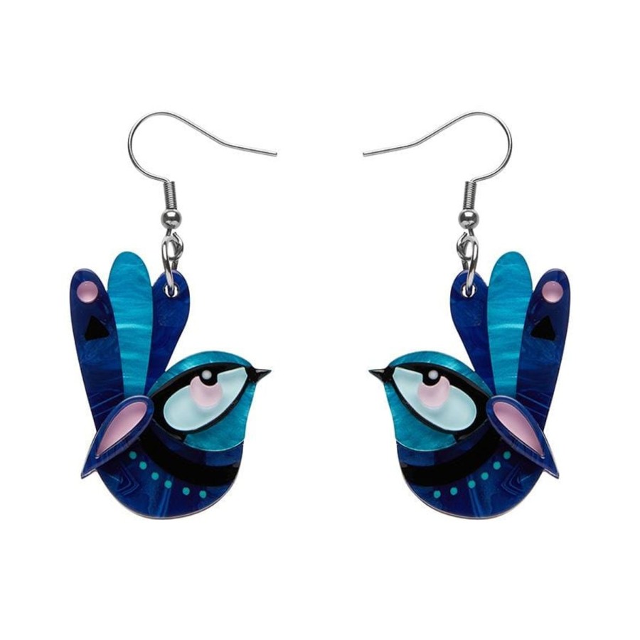 Erstwilder Earrings | The Splendid Fairy Wren Earrings