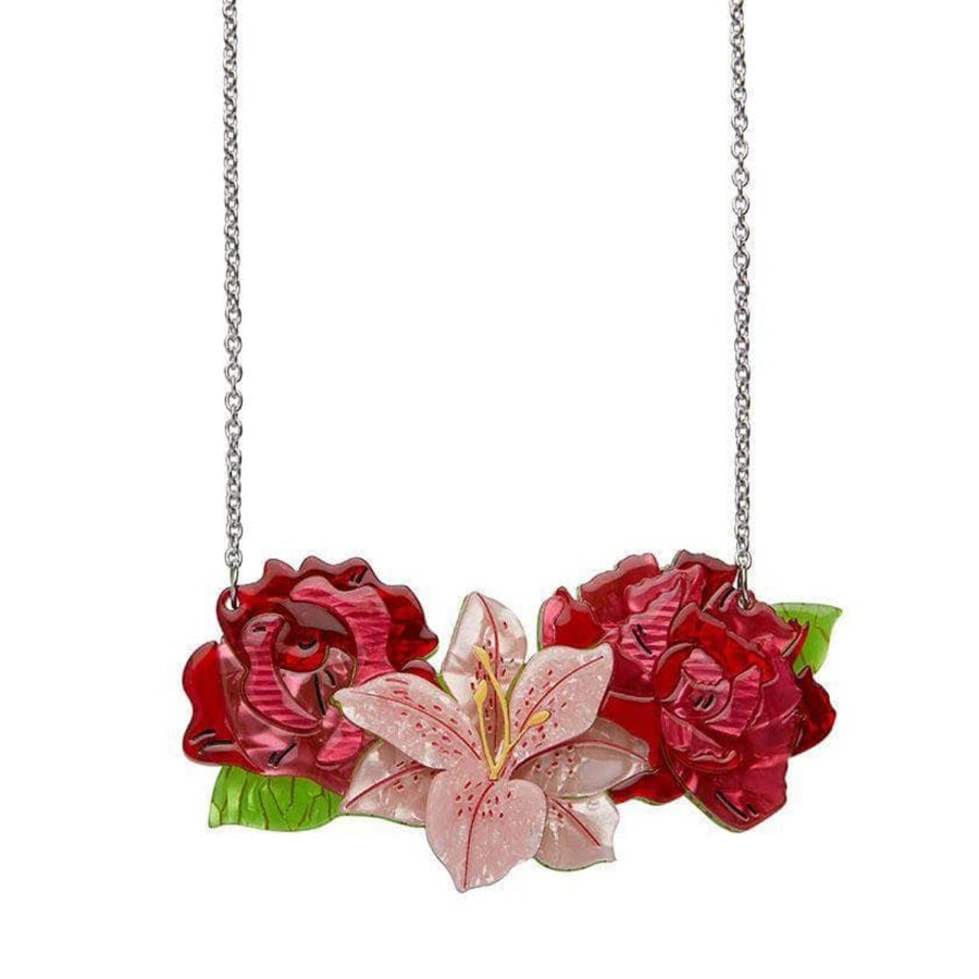 Erstwilder Necklaces | Tickled Pink Flower Necklace (Small)