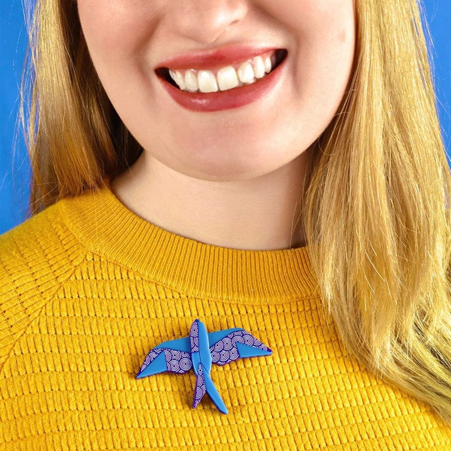 Erstwilder Brooches | The Singing Swallow Brooch