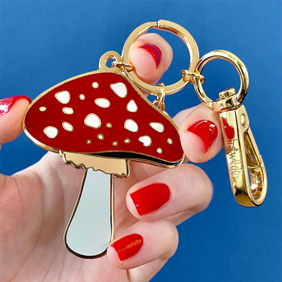 Erstwilder Enamel Key Rings | Well Spotted Brooch Key Ring