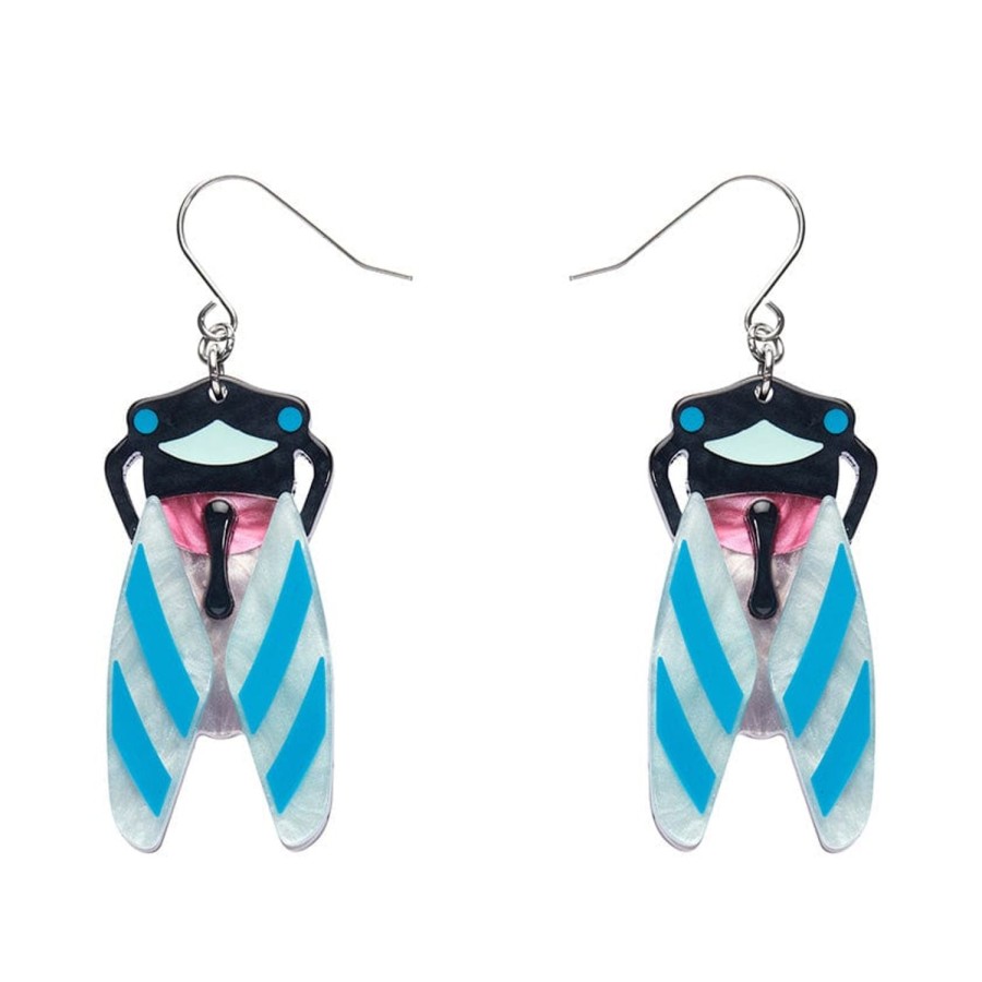 Erstwilder Earrings | Deco Cicada Drop Earrings