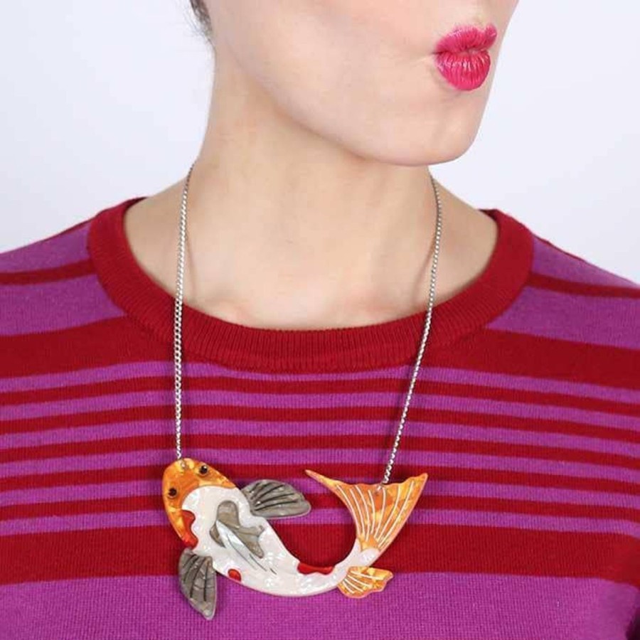 Erstwilder Necklaces | Playing Koi Necklace