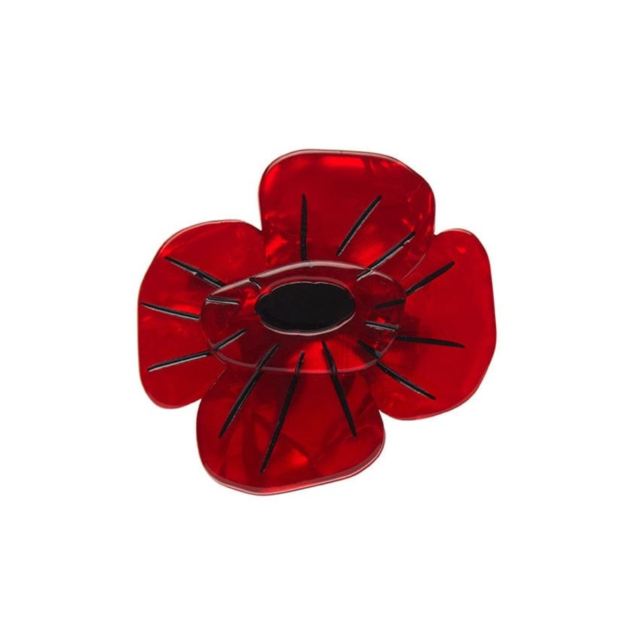 Erstwilder Brooches | Remembrance Poppy Mini Brooch