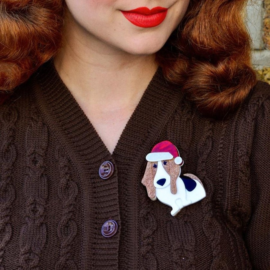 Erstwilder Brooches | Barney'S First Christmas Brooch