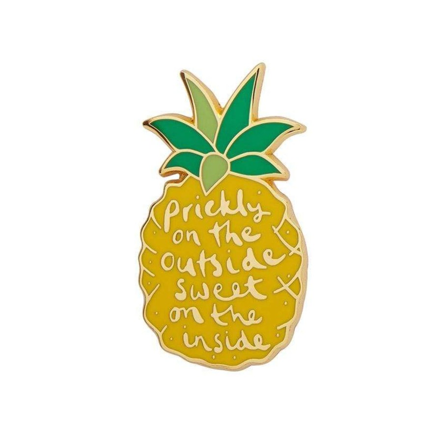 Erstwilder Enamel Pins | Prickly Pineapple Enamel Pin