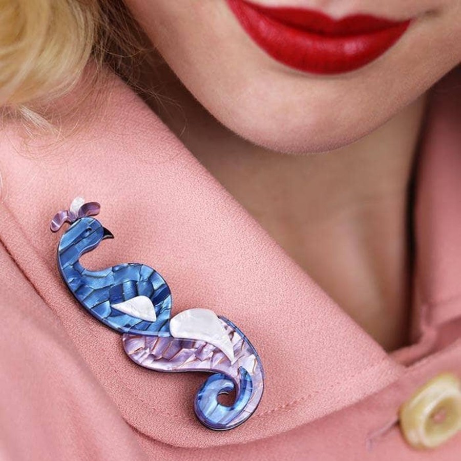 Erstwilder Brooches | Precious Peafowl Bird Brooch