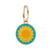 Erstwilder Enamel Key Rings | Sumptuous Sunflower Enamel Pet Charm