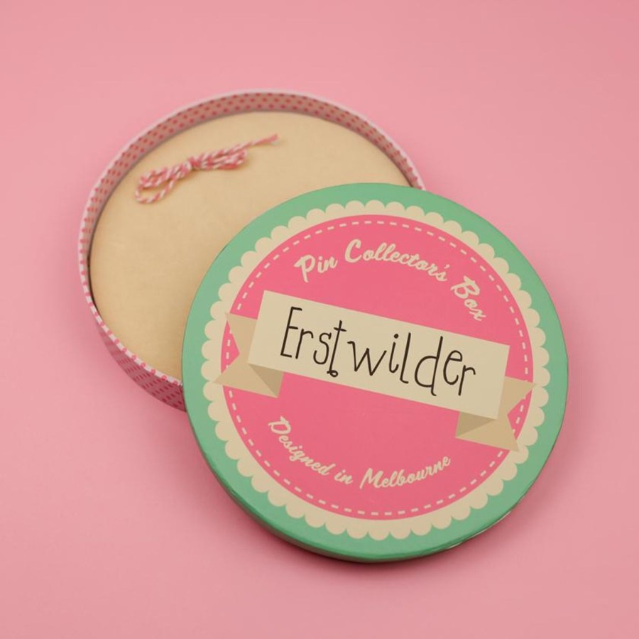 Erstwilder Components | Enamel Pin Collectors Box (Cream)