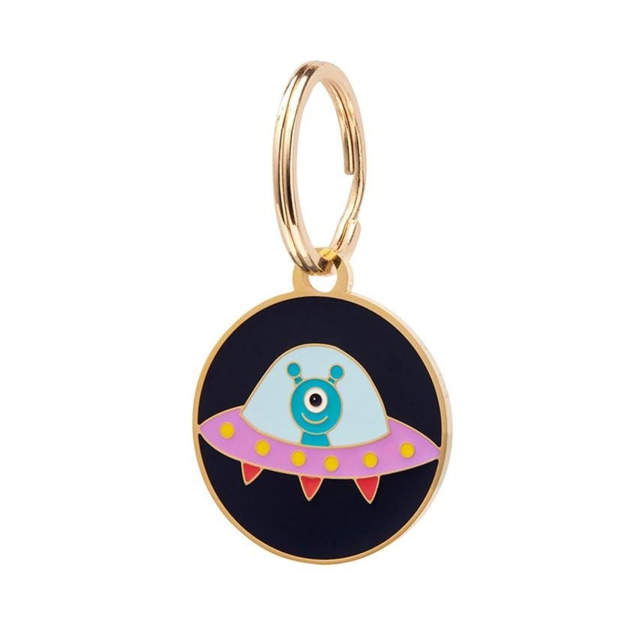 Erstwilder Enamel Key Rings | Close Encounter Enamel Pet Charm