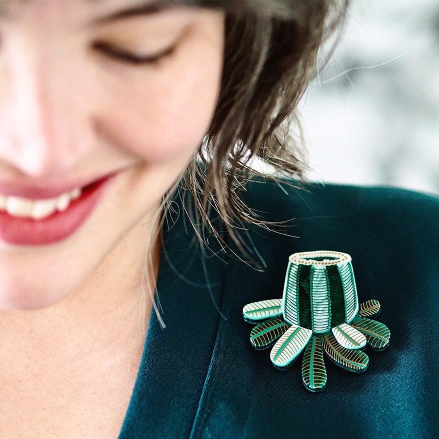 Erstwilder Brooches | The Wild Banksia Brooch