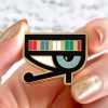 Erstwilder Enamel Pins | All-Seeing Eye Of Horus Enamel Pin