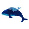 Erstwilder Brooches | Benevolent Behemoths Blue Whale Brooch