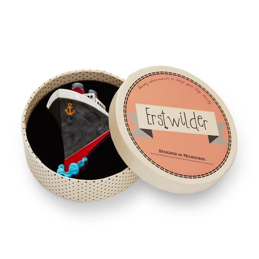 Erstwilder Brooches | Ss Normandie Brooch