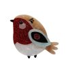 Erstwilder Brooches | Red Robbin Brooch