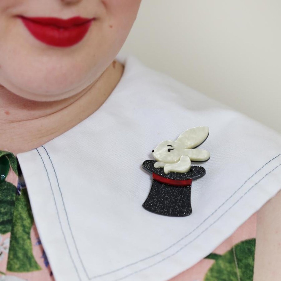 Erstwilder Brooches | Trixie Bunny Honey Brooch