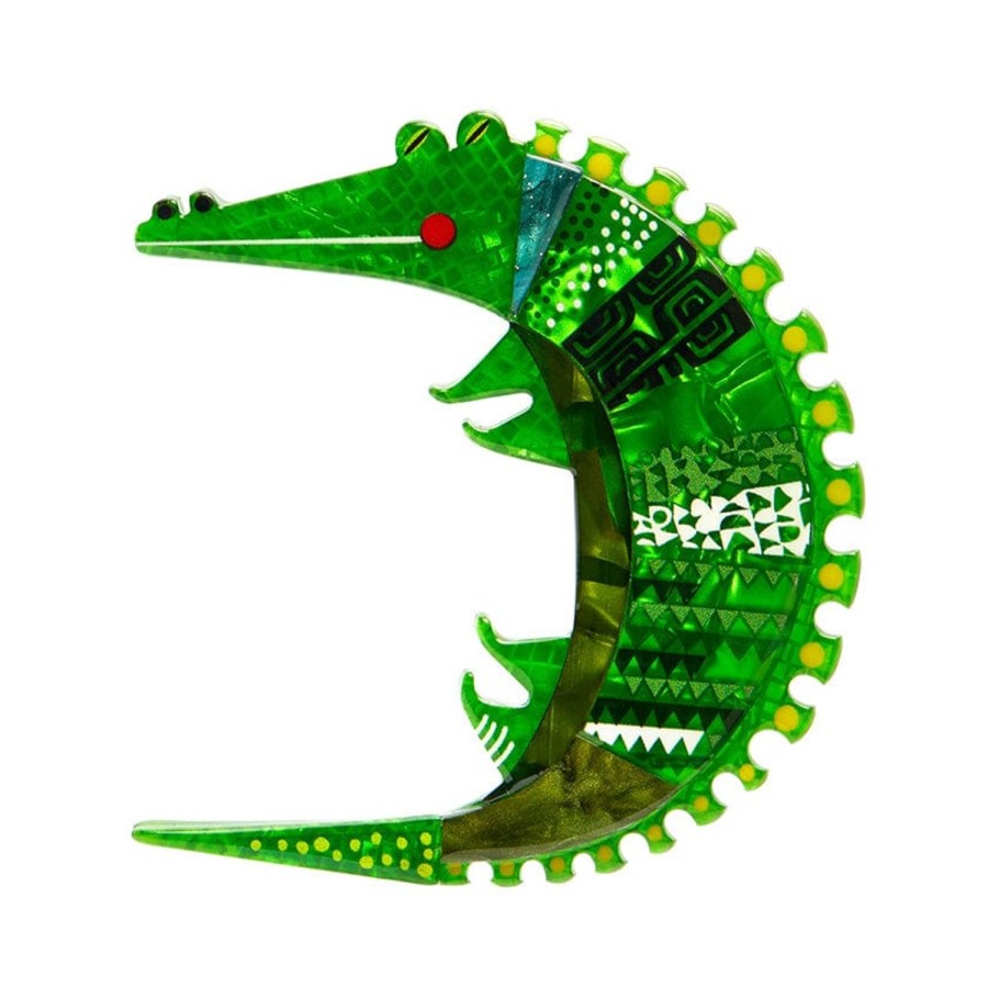 Erstwilder Brooches | A Crocodile Named Growl Brooch