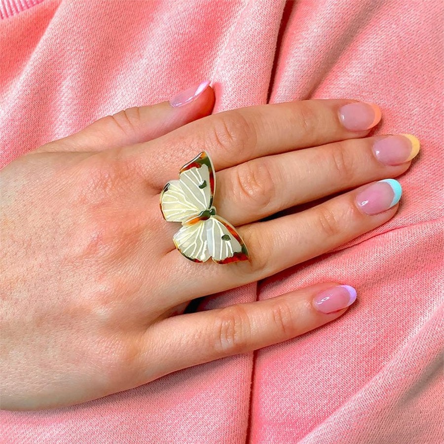 Erstwilder Rings | Social Butterfly Statement Ring