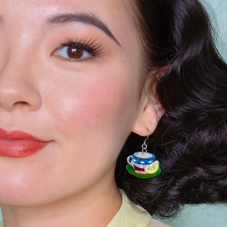 Erstwilder Earrings | Cuppa Tea Drop Earrings