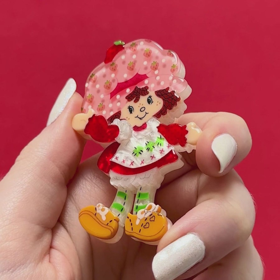 Erstwilder Brooches | Strawberry Shortcake Brooch