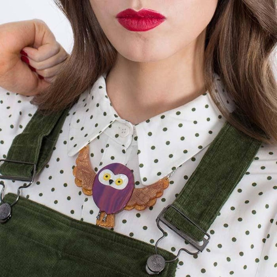 Erstwilder Necklaces | Spark The Owl Necklace