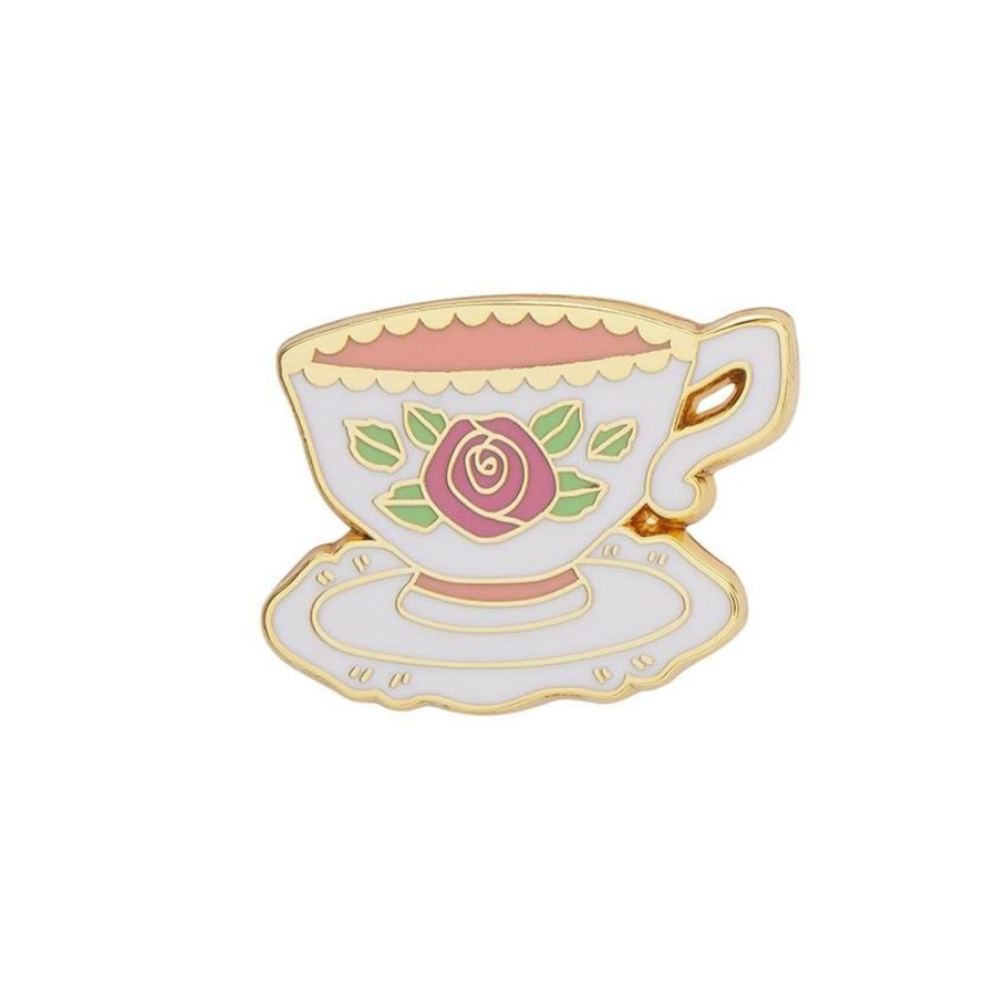 Erstwilder Enamel Pins | Telltale Teacup Enamel Pin