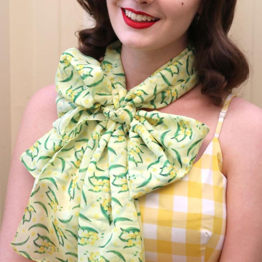 Erstwilder Scarves | Woven Wattle Large Neck Scarf