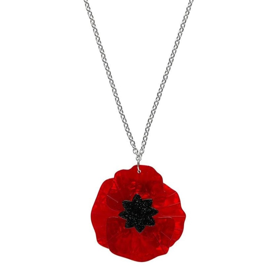 Erstwilder Necklaces | Poppy Field Pendant Necklace