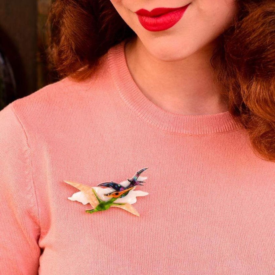 Erstwilder Brooches | Celine The Pterodactyl Brooch