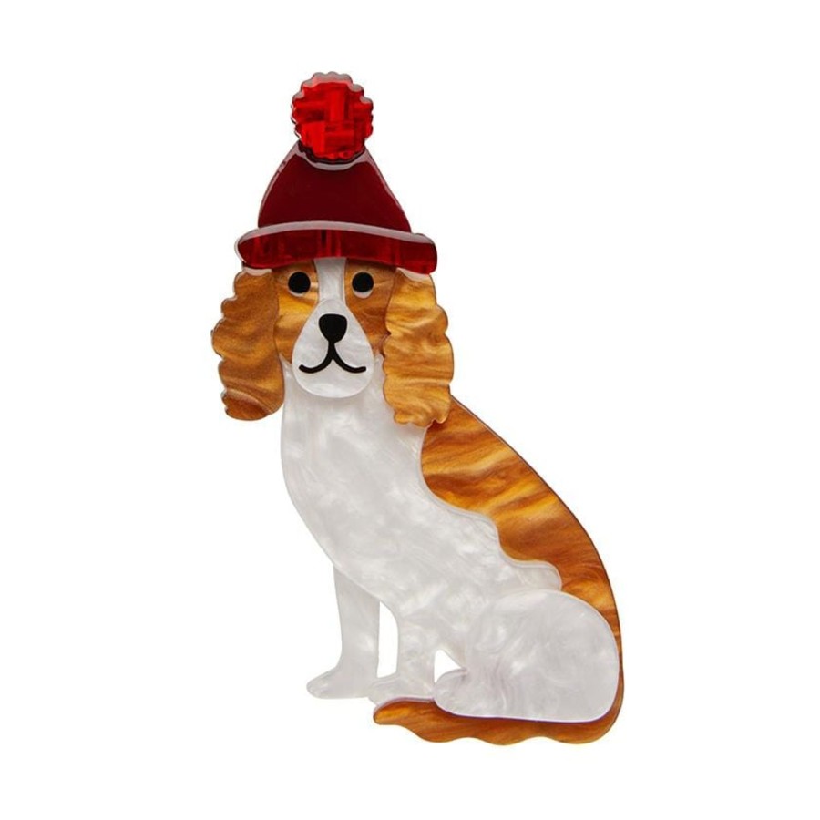 Erstwilder Brooches | Wintertime Walkies Brooch