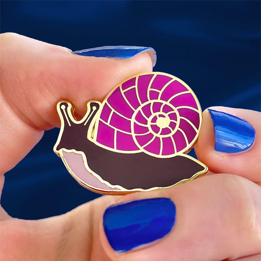 Erstwilder Enamel Pins | Painted Shell Enamel Pin