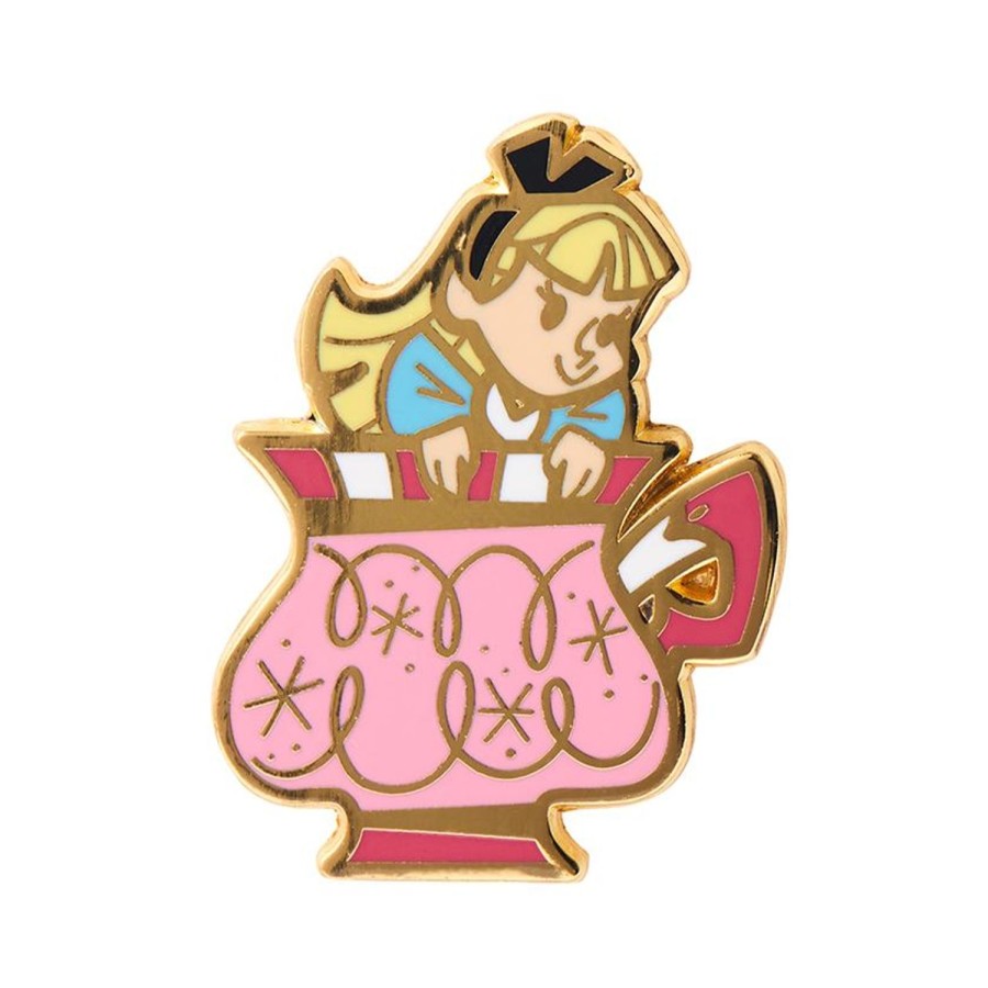 Erstwilder Enamel Pins | Always Tea Time, Alice Enamel Pin