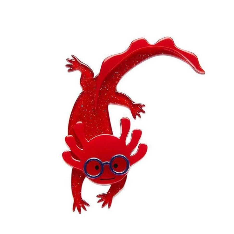 Erstwilder Brooches | Alex The Axolotl Brooch