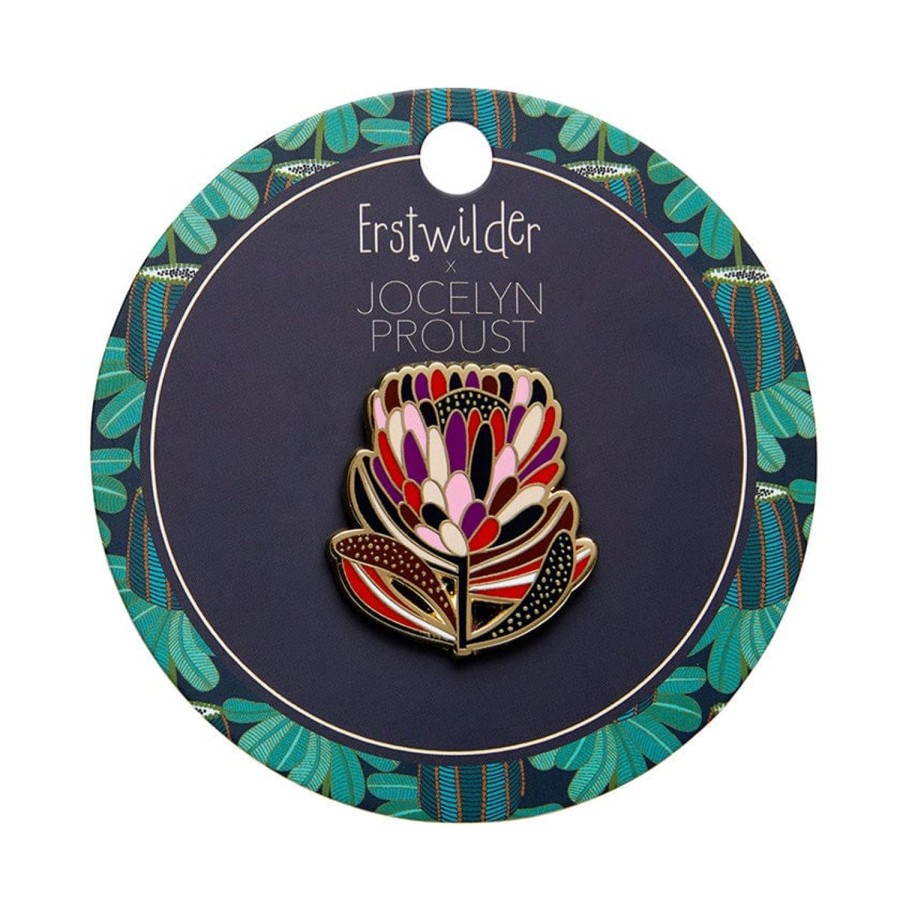 Erstwilder Enamel Pins | Protea In Bloom Enamel Pin