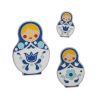 Erstwilder Enamel Pins | Matryoshka Memories Pin Set