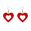 Erstwilder Essential Earrings | Heart Bubble Resin Drop Earrings - Red