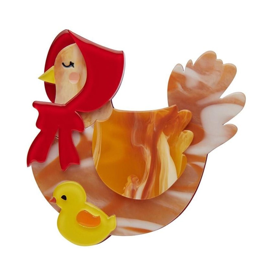 Erstwilder Brooches | Proud Mother Hen Brooch