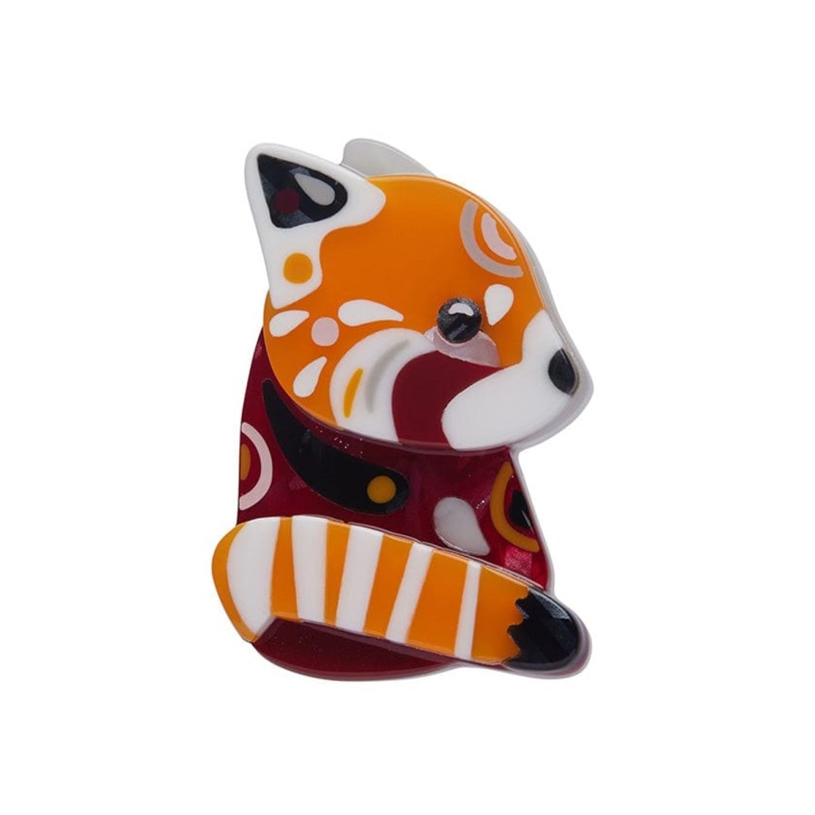 Erstwilder Brooches | The Rakish Red Panda Mini Brooch