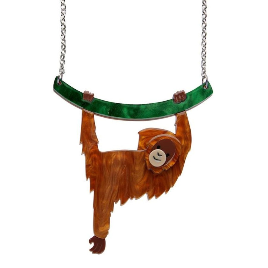 Erstwilder Necklaces | Hold On Louie Orangutan Necklace