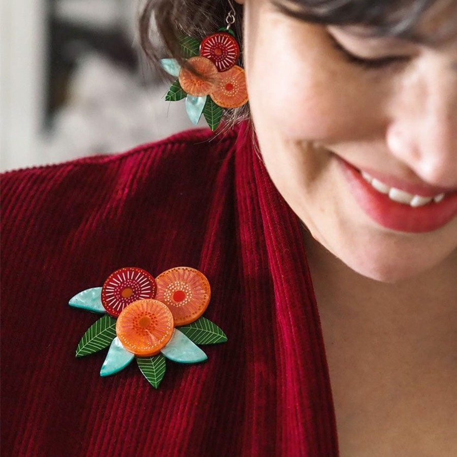 Erstwilder Brooches | Brilliant Blossoms Flowering Gum Brooch