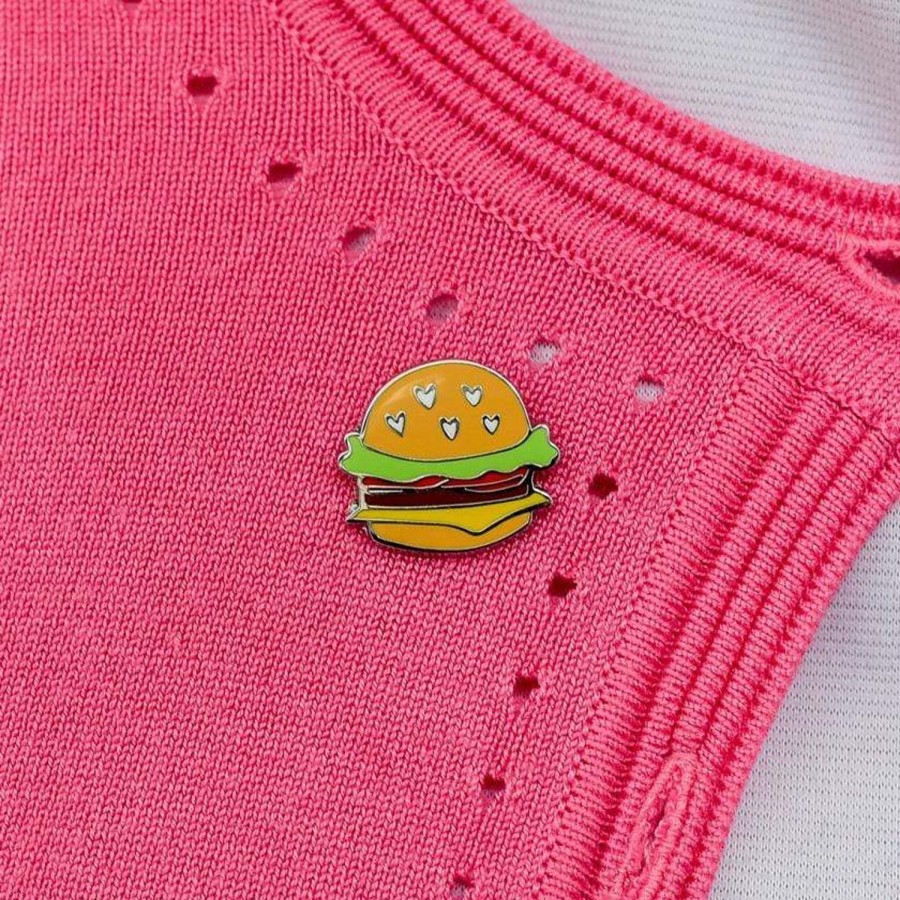 Erstwilder Enamel Pins | Hearty Hamburger Enamel Pin