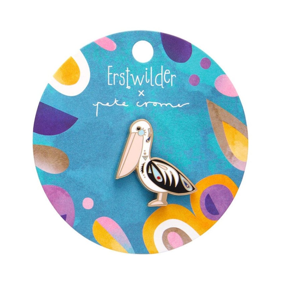 Erstwilder Enamel Pins | The Perceptive Pelican Enamel Pin