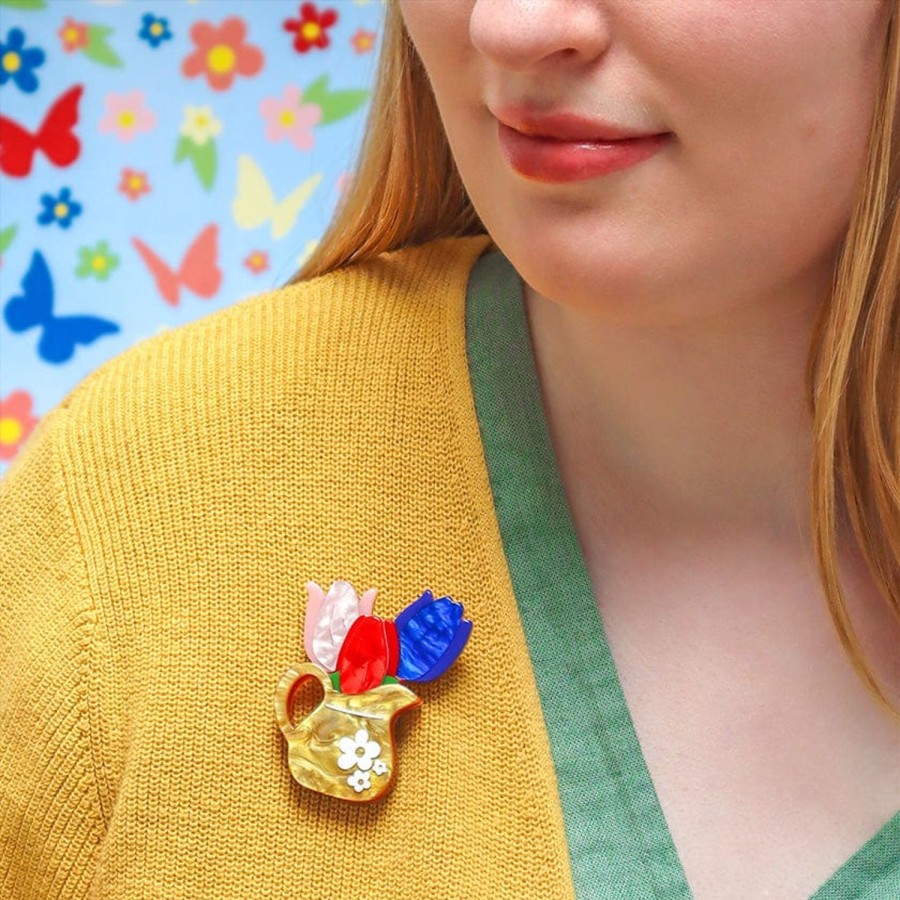 Erstwilder Brooches | Trio Of Tulips Brooch