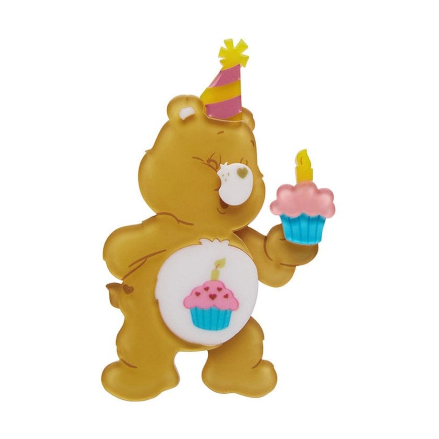 Erstwilder Brooches | Birthday Bear'S Cake Brooch