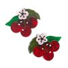 Erstwilder Hair Clips & Claws | Blossoming Cherries Hair Clips Set - 2 Piece