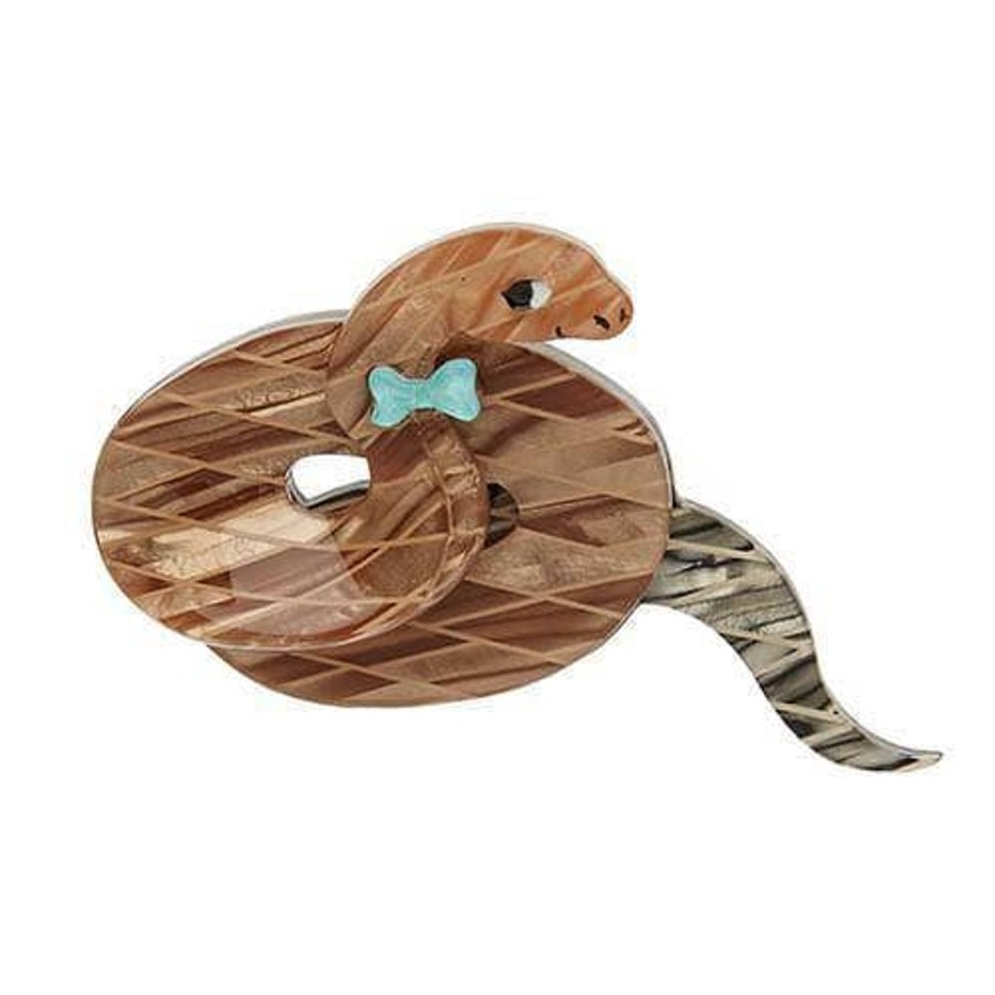 Erstwilder Brooches | Theodore The Trim Taipan Brooch