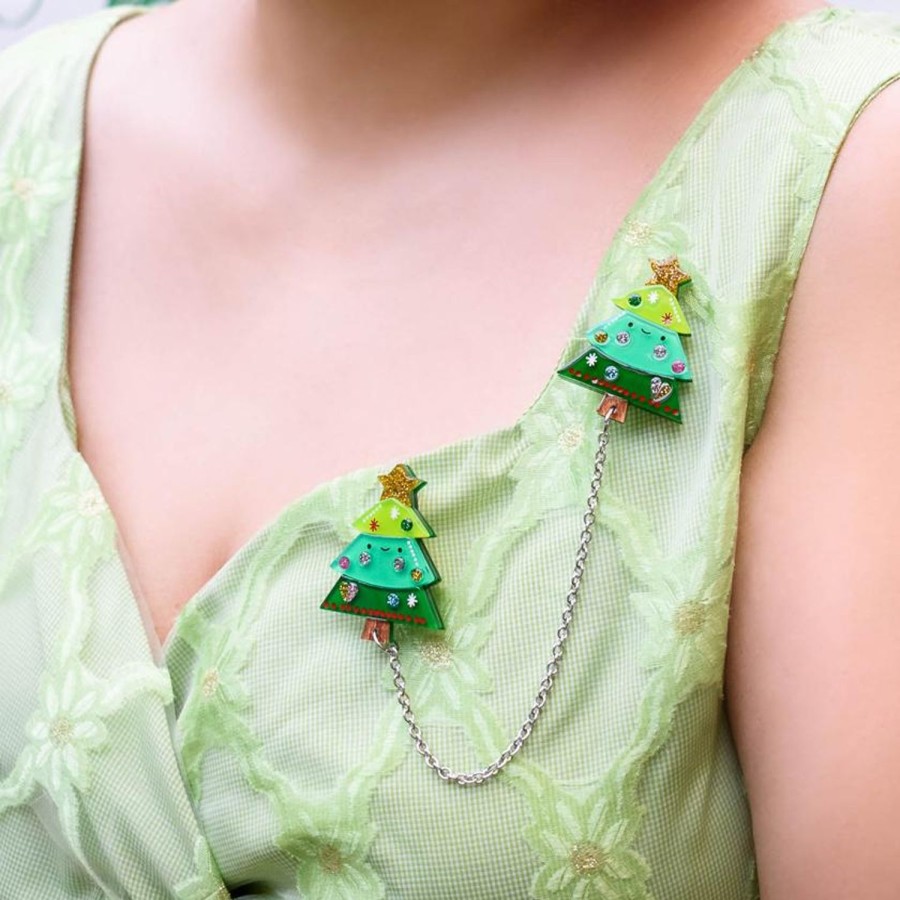 Erstwilder Brooches | Guardian Of The Gifts Cardigan Clips