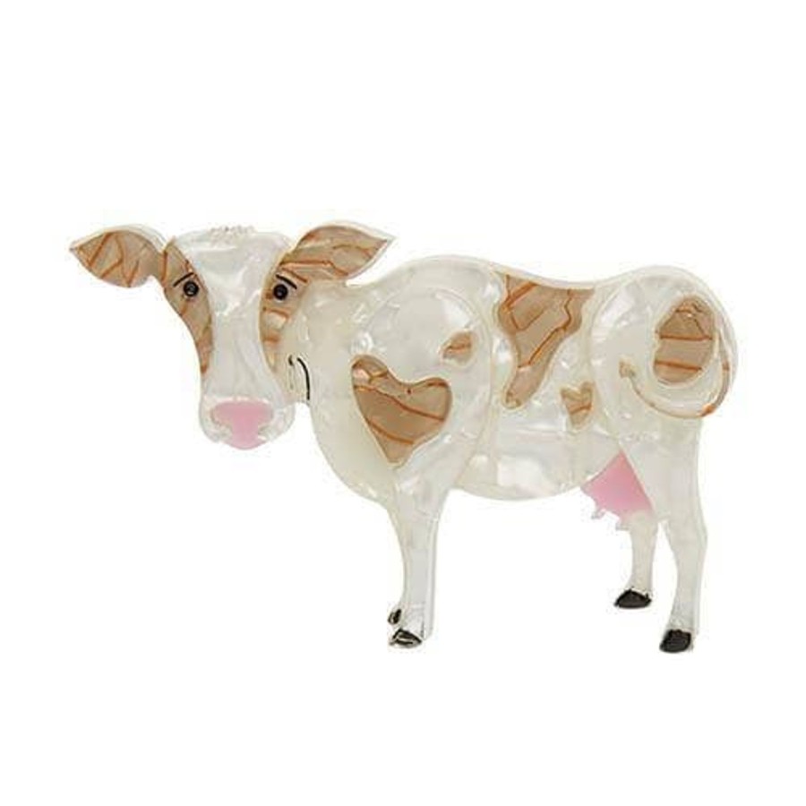 Erstwilder Brooches | Clara-Bell Cow Brooch