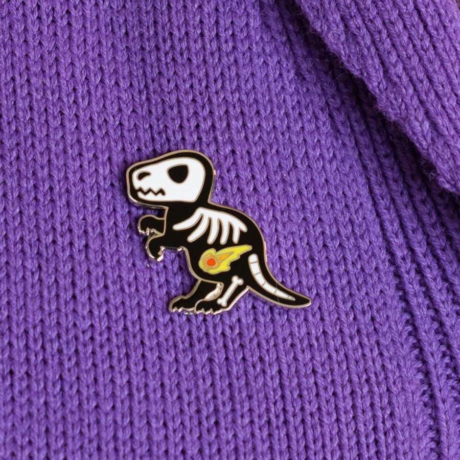 Erstwilder Enamel Pins | Dead-O-Saurus Rex Enamel Pin