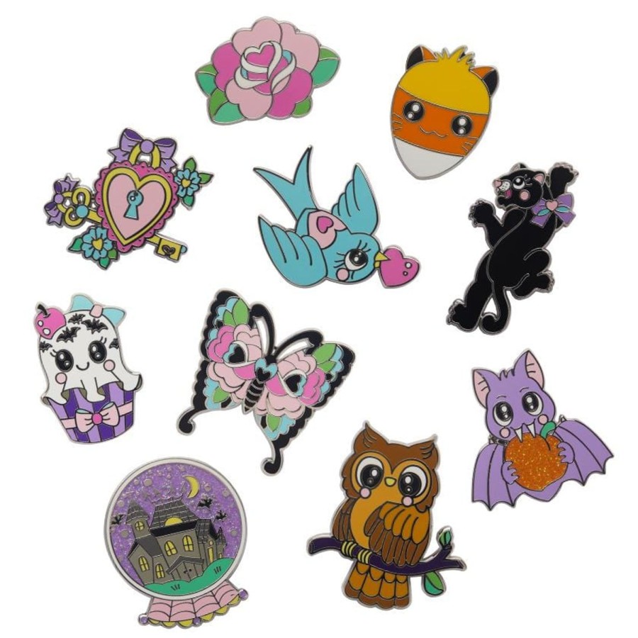 Erstwilder Enamel Pins | Cute & Spooky By Mimsy Enamel Pin Pack 10 Piece